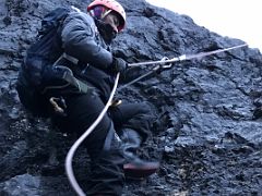 02B Adventure Indonesia Climbing Leader Poxi Jeni Dainga Leads The Difficult First Part Of The Carstensz Pyramid Climb